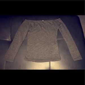 Off the shoulder shirt